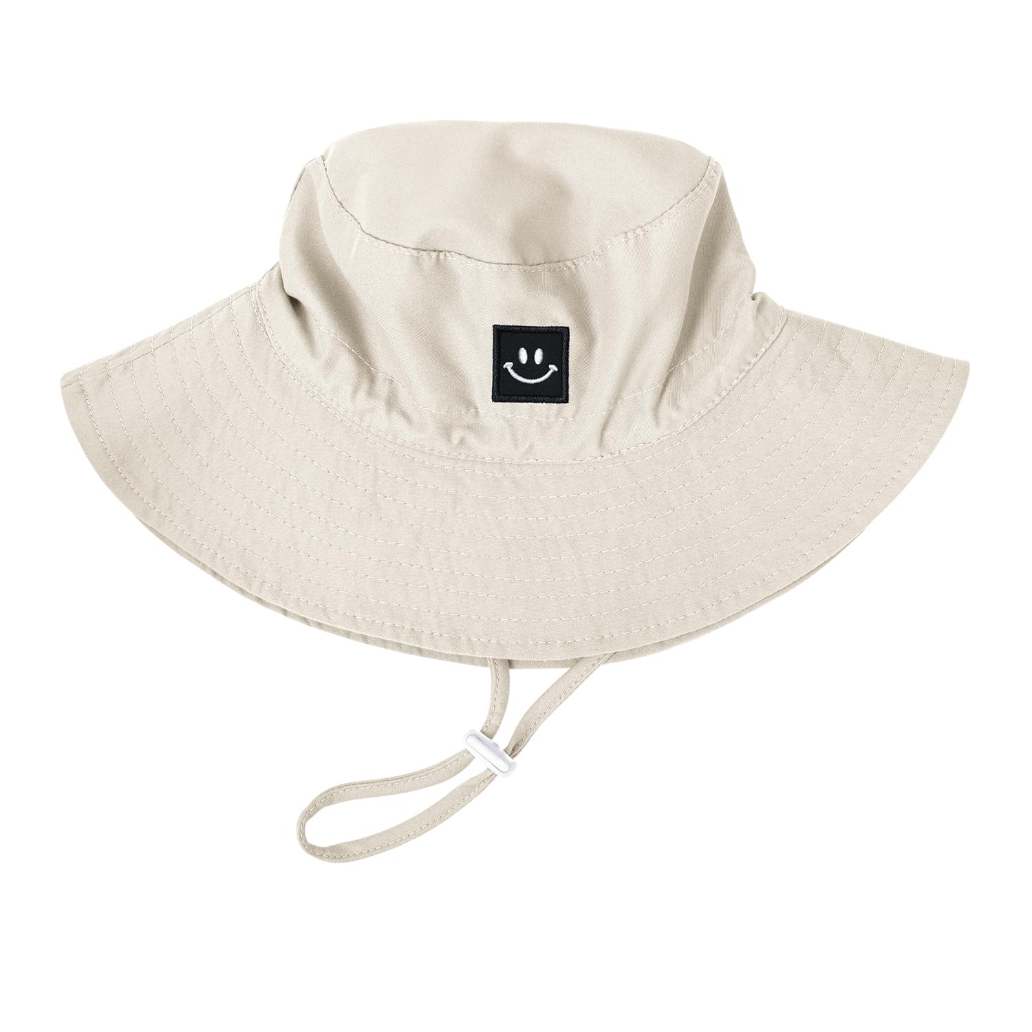 Baby Toddler Sun Hat,Kids Summer UPF 50+ Foldable Beach Bucket Hat for Boys Girls Children 6-24 Months Khaki
