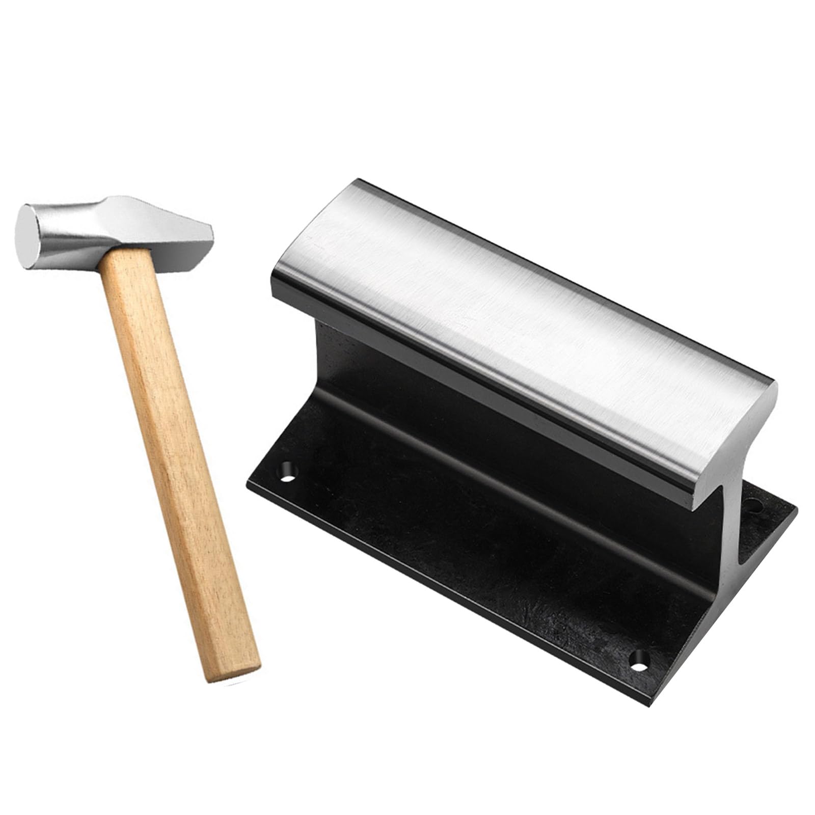Enclumes en fonte d'acier robuste multifonction 10 kg Outil de forgeron à corne unique pour plier et façonner avec base stable