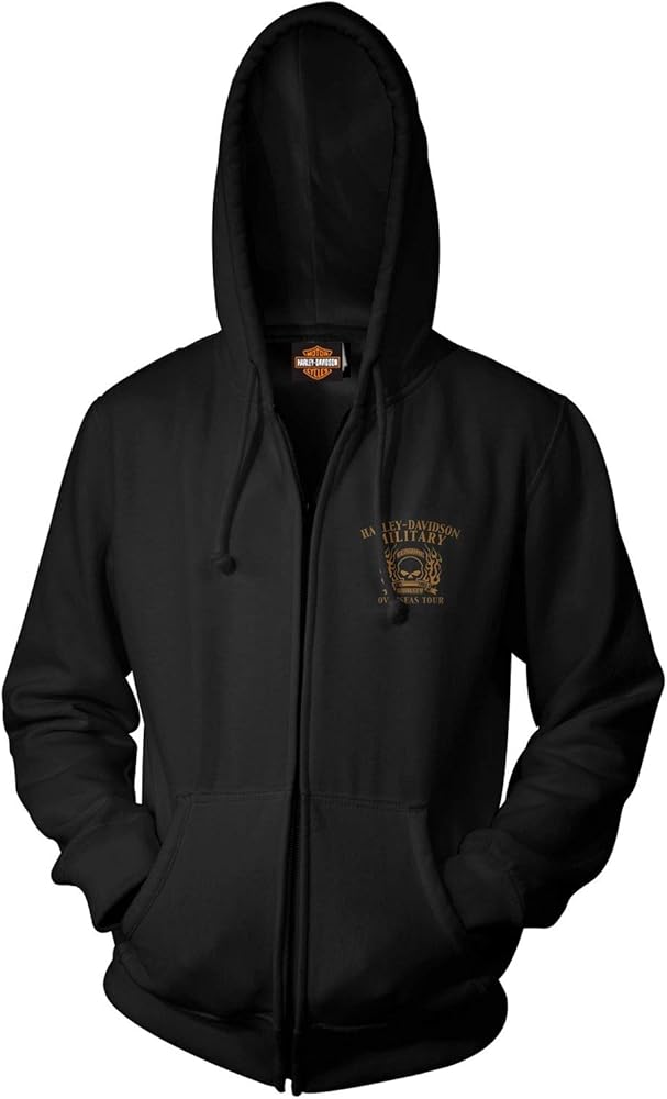 Harley skull hoodie Clearance