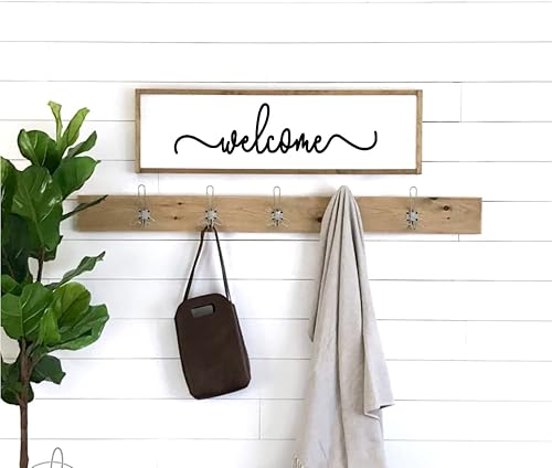 Miniatura 4 de Alinacutle Welcome to Our Home - Plantillas de serigrafía de seda autoadhesivas reutilizables para decoración del hogar pintura sobre madera tela