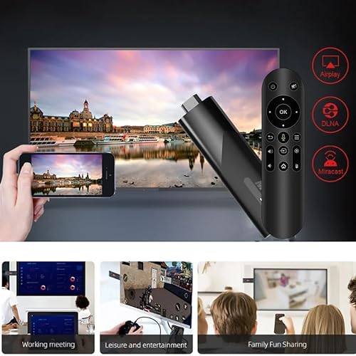 LEMFO ATV Mini TV Stick, Android 13, Allwinner H618, Quad Core, Cortex A53, suporte a vídeo 8K, 4K,