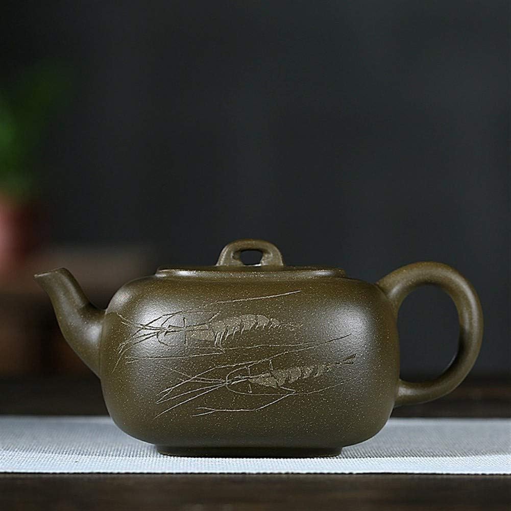 Tea Set Wang Yixing teapot Famous Hand-Salty Green Clay Pot Zhongying Min National Interest kung fu Tea Travel