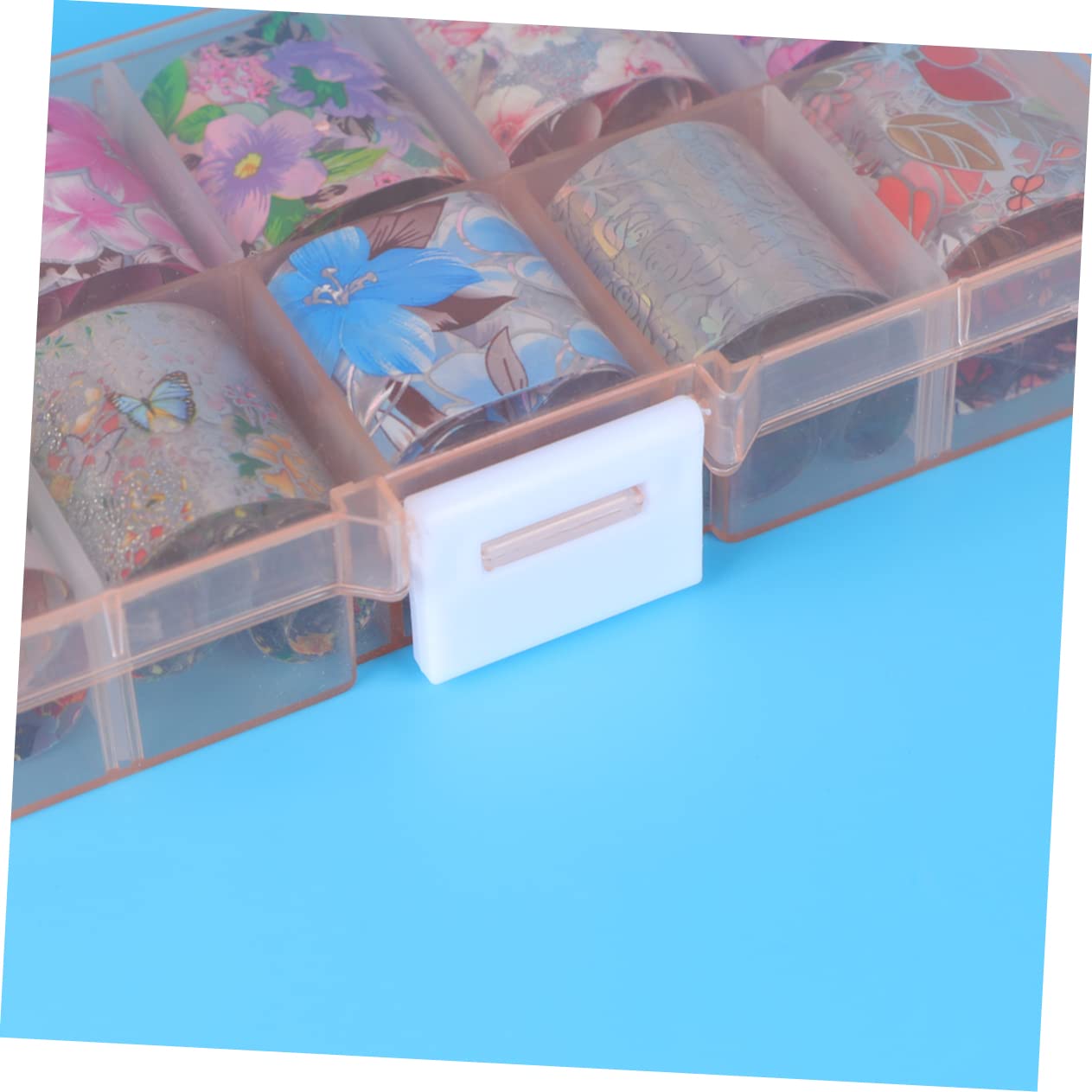 Healvian 60rollos Pegatinas De Foil Para Uñas De Diseños De Flores Decoración De Uñas Para Manicura Accesorios Para Mujeres Fácil Aplicación y Retiro