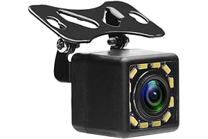 Cámara de reversa para auto HD, visión nocturna Ultra HD con 12...