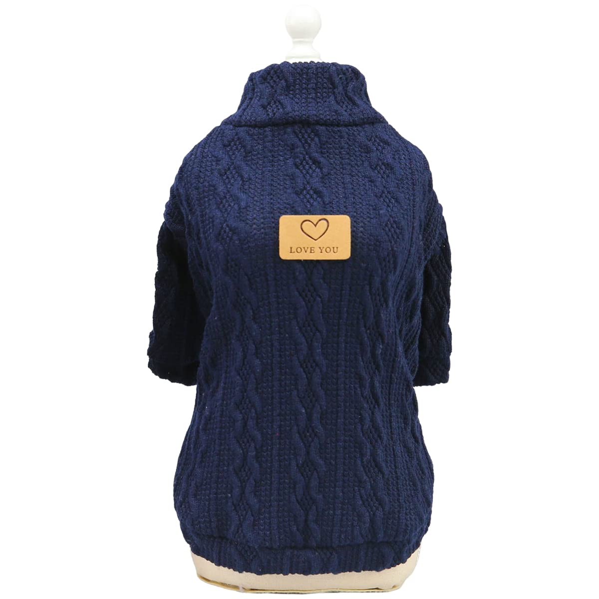 PetVogue Warm Cosy Small Dog Cat Sweater For Puppies And Kittens, Blue (B0BLVY85PN) Amazon Price History, Amazon Price Tracker