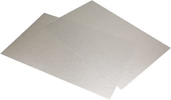Fielect 2Pcs Microwave Waveguide Cover 20cm x 30cm x 0.15mm Mica Plates Sheets Microwave Oven Repairing Part Universal Mica Sheet for All Microwave Oven