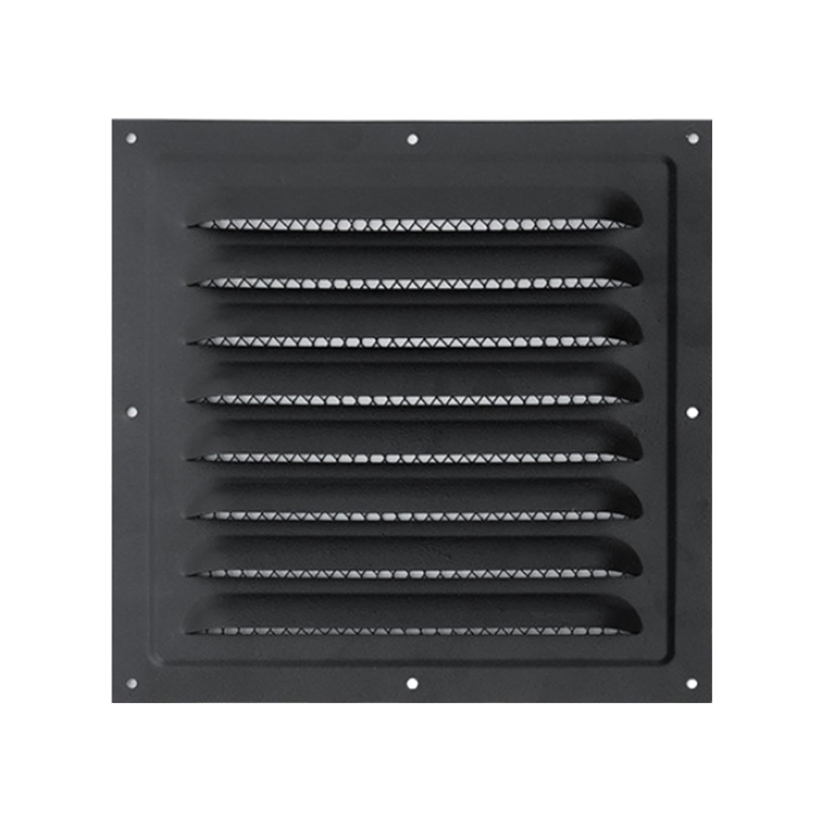 Metal Vent Cover Intensive Grid Air Vent Louver for Ceiling Kitchen Sidewall 20cmx20cm Black|Ventilators|Window Hardware|Hardware|Home Improvement-image-39
