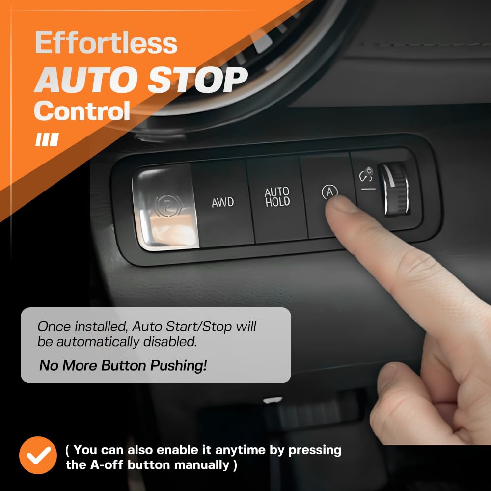 Auto Start Stop Eliminator for 2025 2026 GMC Terrain & 2025 2026 Chevy Equinox Auto Stop Disabler Eliminator- Disable Auto Stop Engine Stop Permanently- Plug Play Error Free-Enjoy Smooth Driving