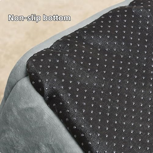 Miniatura 2 de SEAHOME Tapete plegable para perros y mascotas de interior, cama nido cerrada de felpa cálida con cojín extraíble, condominios cubiertos para