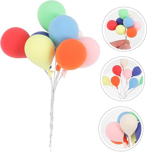 Miniatura 6 de 8 mini globos de arcilla para decoración de pasteles, globos en miniatura, casa de muñecas, globos en miniatura, casa de muñecas, globos en