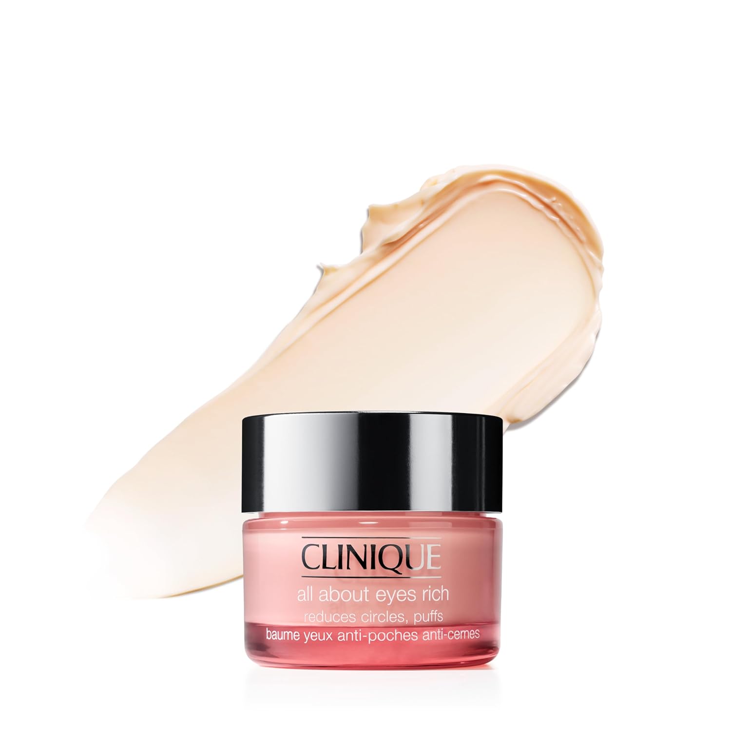 Clinique All About Eyes Rich Eye Cream For Dark Circles With Hyaluronic Acid | Hydrating, Brightening + Depuffing, 1 Ounce
