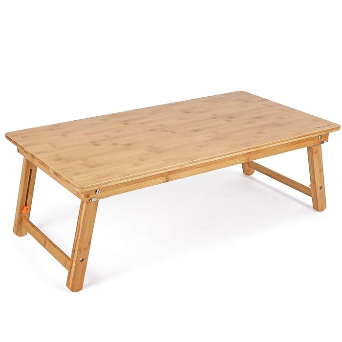 Buy Large Size Floor Desk Nnewvante Floor Table Tray with Folding Legs