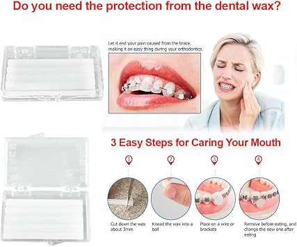 Portable Orthodontic Care Kit, 7-in-1 Boxed Orthodontic Toothbrush Kit for Braces Orthodontic Patient Travel Oral Care Kit Dental Travel Kit Interdental Brush Dental Wax Dental Floss