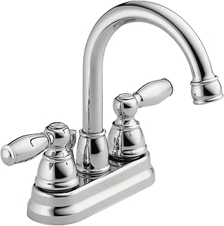 Claymore Centerset Bathroom Faucet Chrome, Bathroom Sink Faucet, Pop-Up Drain Assembly, Chrome P299685LF