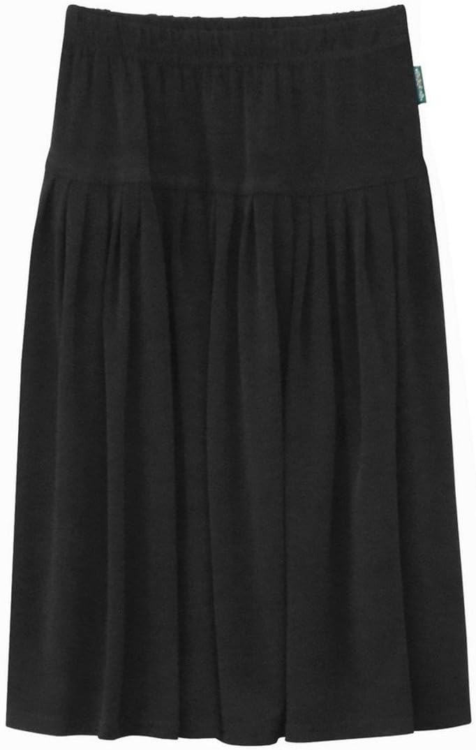Baby'O Girl's (Children's) Original Biz Style Below The Knee Length ITY Slinky Knit Skirt