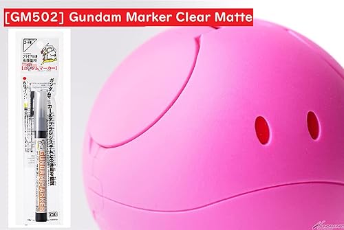 Miniatura 4 de GSI Creos Gundam Marker - Juego de 3 tipos de brillo transparente, mate transparente, plateado Gundam con adhesivo Kanji LOVE (7.87 x 0.39 x 2.36