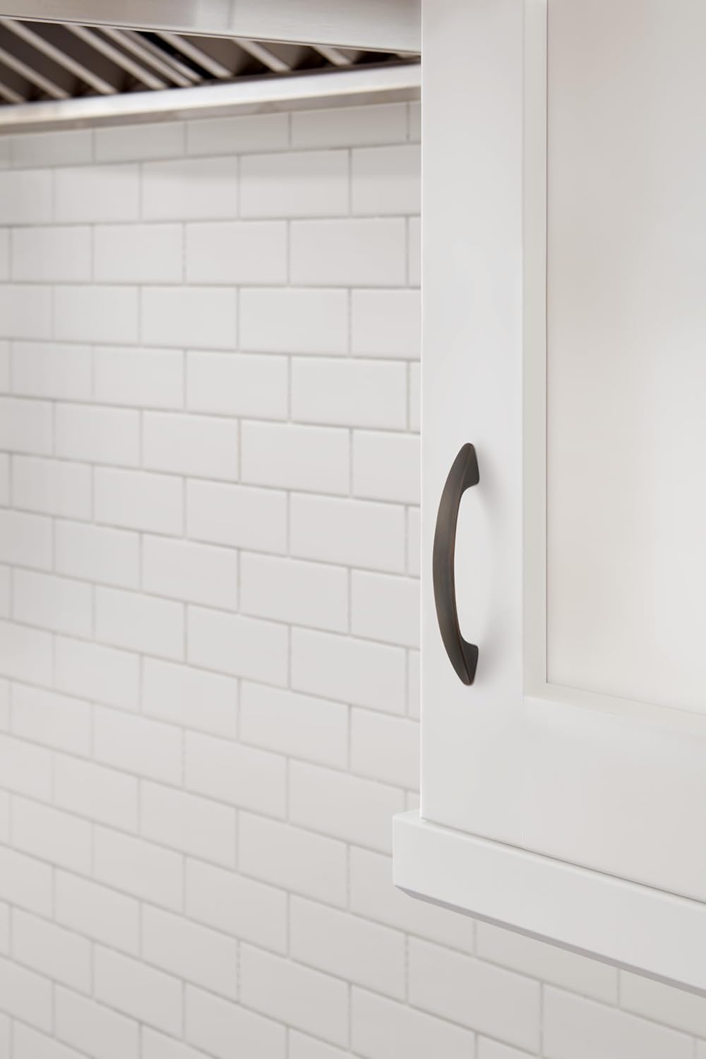 Arc 3 inch (76mm) Center-to-Center Oil-Rubbed Bronze Cabinet Pull - 10 Pack