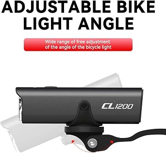towild AS60 Fork Mount Bike Headlight Bracket Aluminium Alloy Out Front Mount Compatible with GoPro Action Camera Bike Light