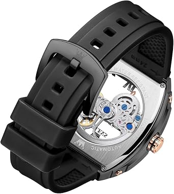 OLEVS Watch for Men Automatic Mechanical Luxury Dress Tourbillon Stainless Steel Waterproof Wrist Watches Date