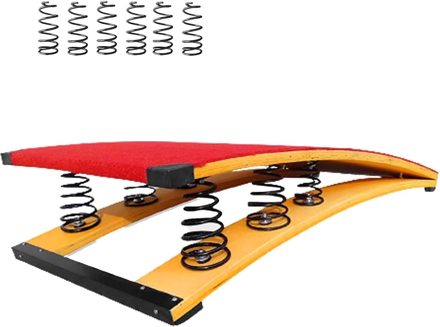 Red Heavy Duty Springboard for Adults Kids, High Elasticity Gymnastics Vault Board, No Deformation Anti-Tear, for Home Training