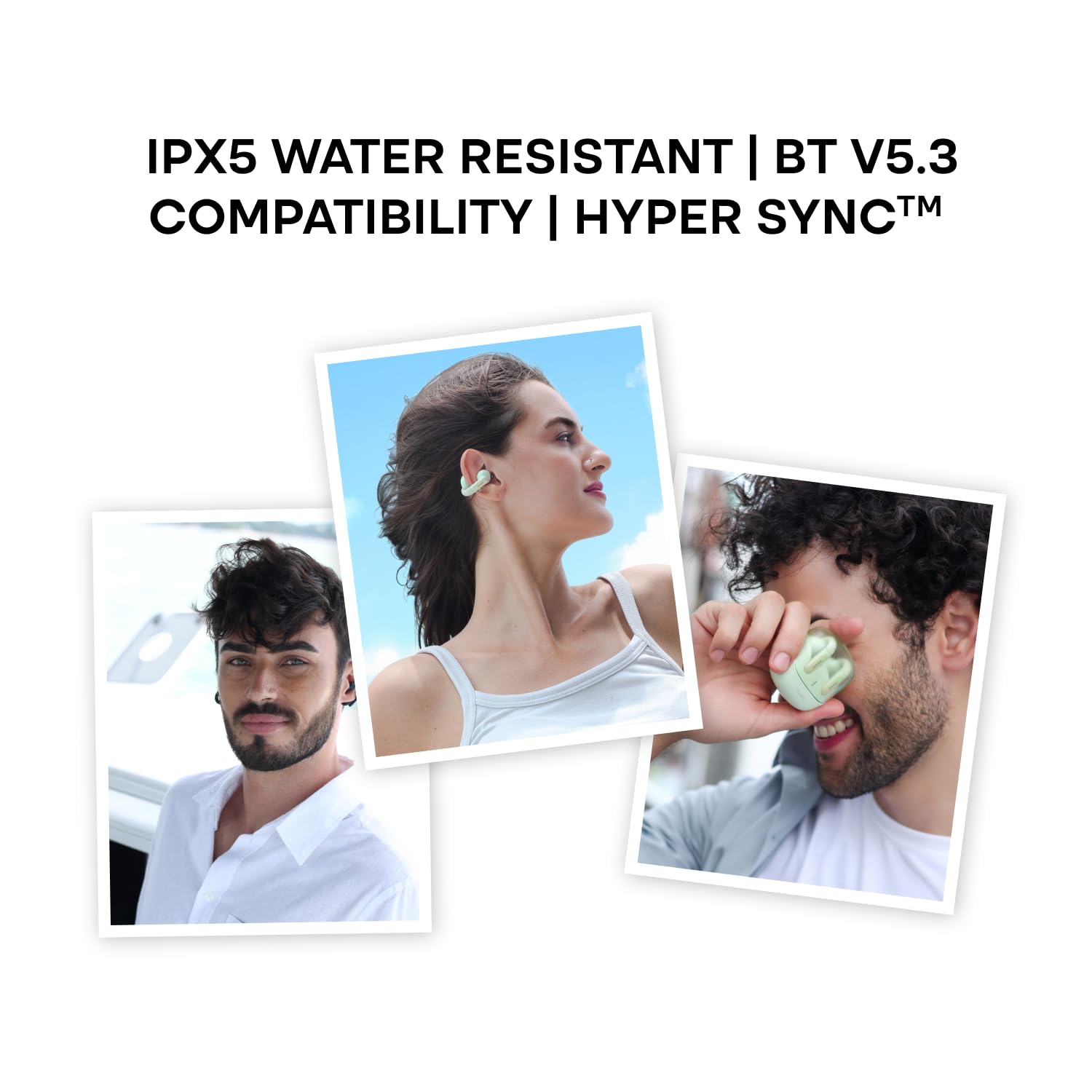 Noise Newly Launched Air Clips 2 Wireless Open Ear Earbuds with Clip Design, AirWave™ Technology,Up-to 40H Playtime, Dual Device Pairing, ENC,12mm Driver,BTv5.3 (Frost Ivory) — Amazon image 11