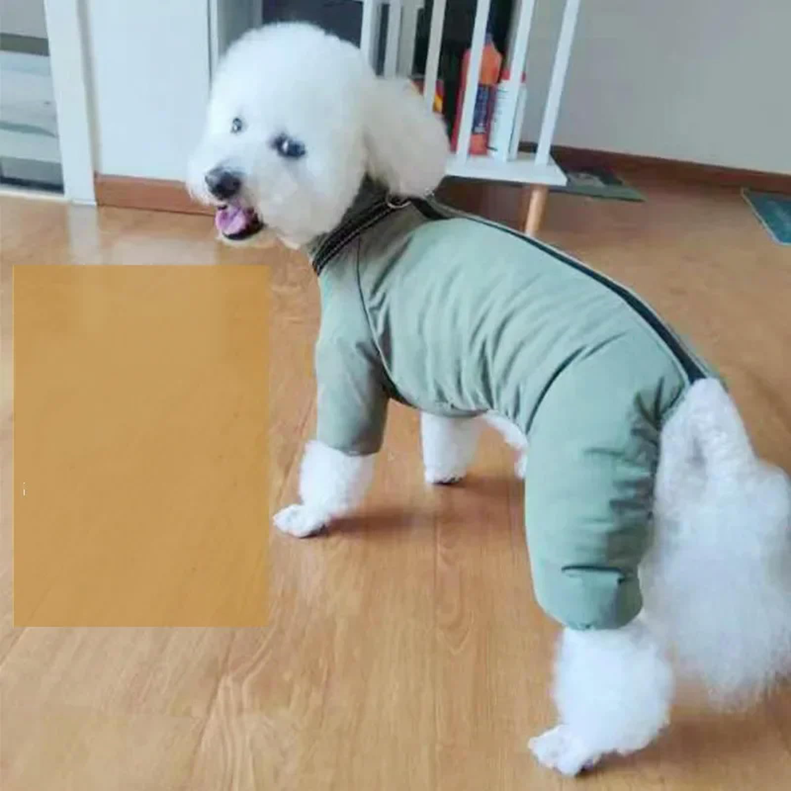 Chaqueta cálida para perro, traje de nieve de invierno para perros, abrigo de forro polar para clima frío con anillo en D, perfecto para perros grandes, medianos y pequeños, ropa cómoda y duradera