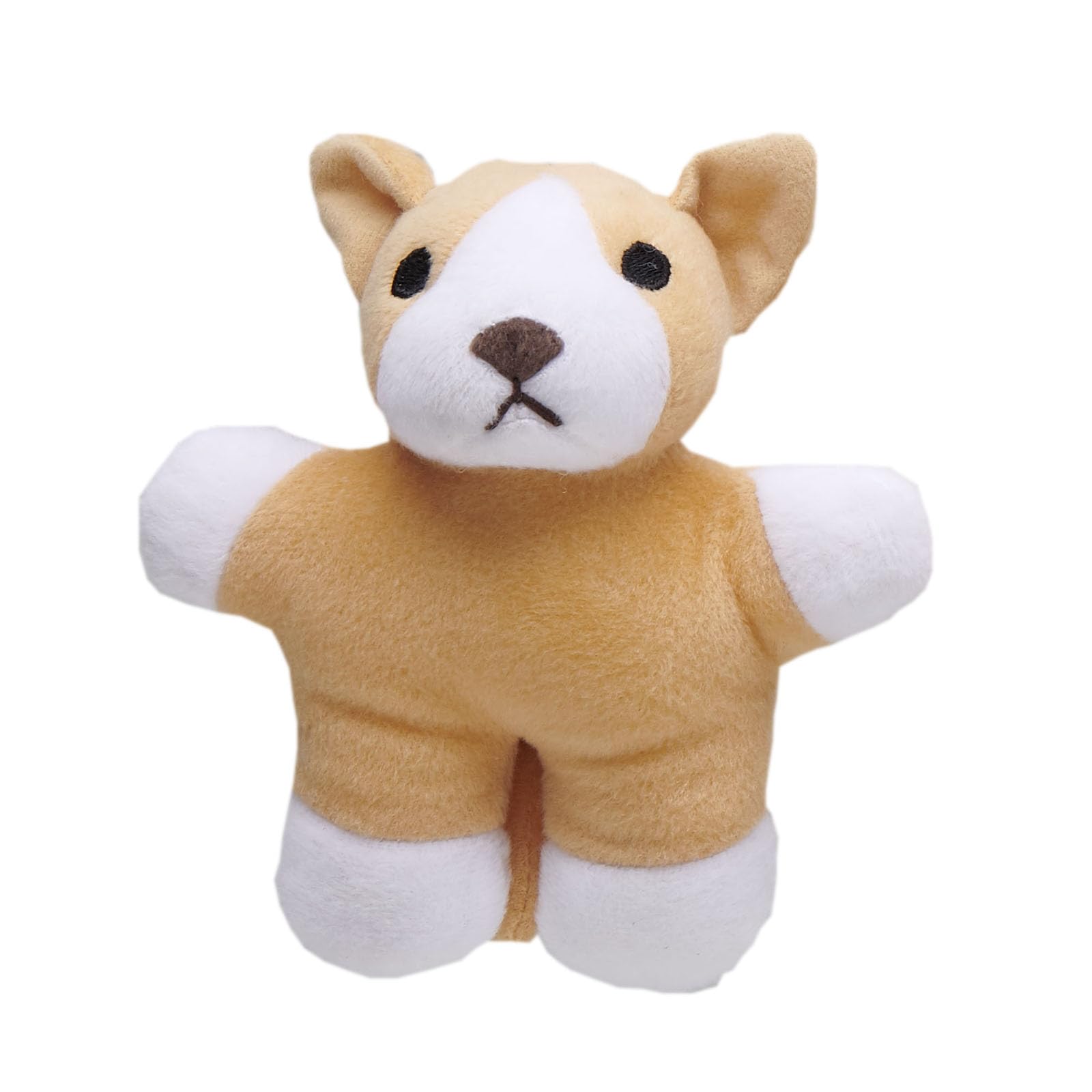 BONBI ALCON Toy Kids Kamukamu Dog Corgi, Plush Dog Chew Toy, with Whistle