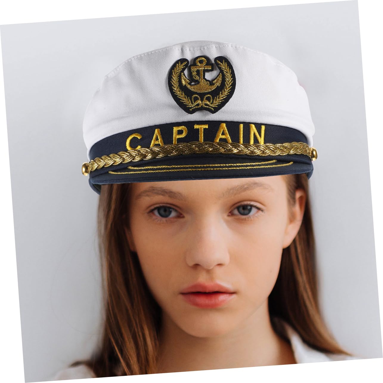 Beavorty Cappello Da Berretto Marino Regolabile Copricapo Del Navigazione Barcaiolo Cappelli Da Marinaio Puntello Del Cappello Cosplay Tessuto