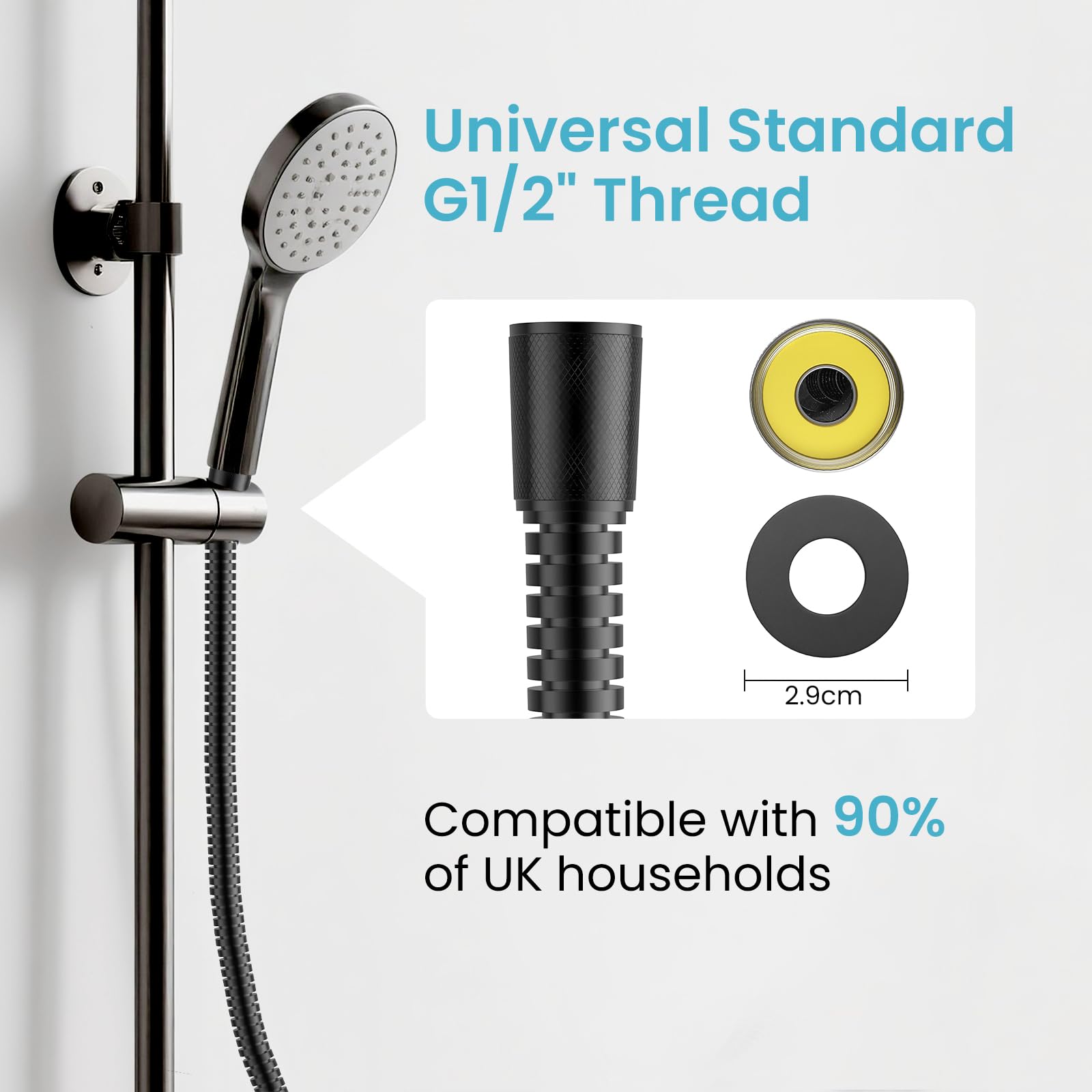 MEKO Shower Hose 1.8m - Image 3