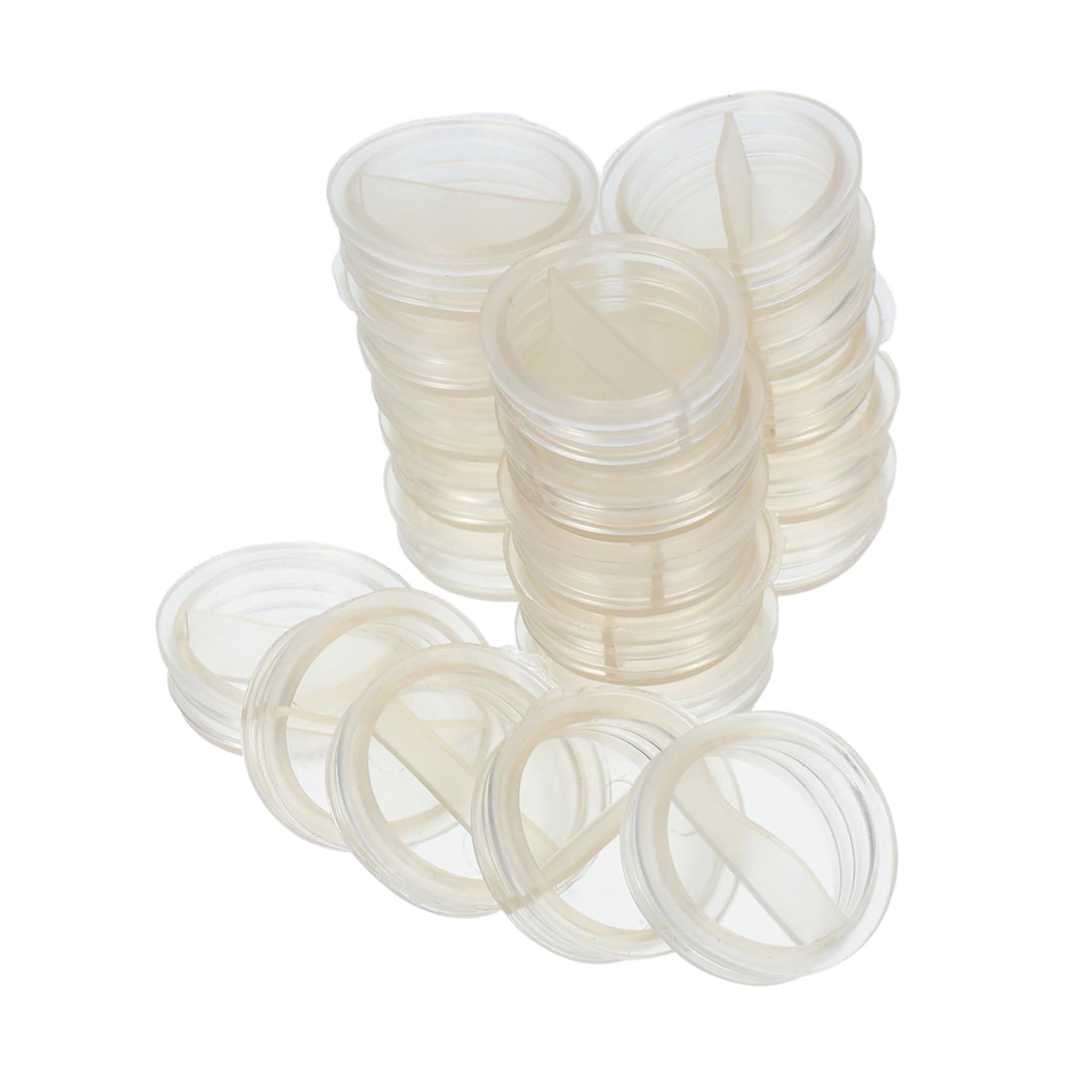 BESTYASH 20pcs Piggy Bank Plug: Money Saving Box Bottom Plug Replacement - for Savings Bank Hole Cover Round Stopper Saving Box Accessories 30mm