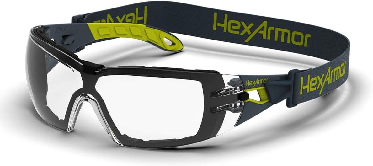 HexArmor MX200G Spoggle Safety Glasses with Anti-Fog Coatings