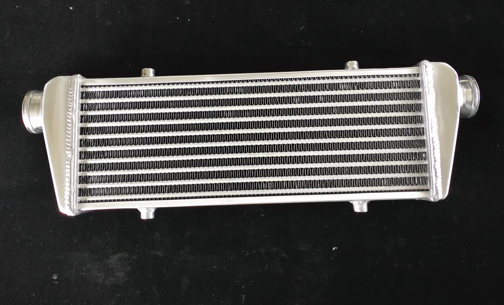 Core 450x170x52mm Universale Montaggio Anteriore Alluminio Intercooler 2.2''(56mm) Ingresso/Uscita Turbo