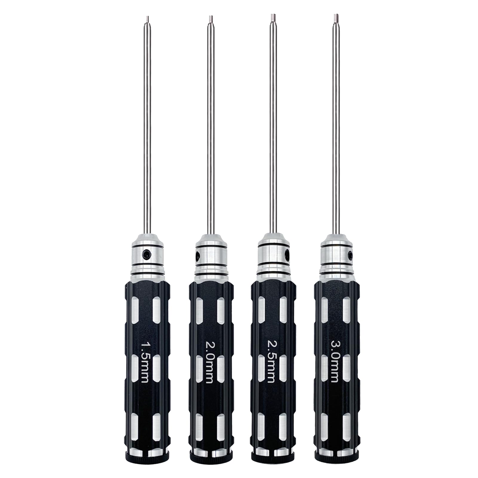 Zestaw narzędzi RC, śrubokręt sześciokątny, zestaw wkrętaków RC 1,5 mm, 2,0 mm, 2,5 mm, 3,0 mm, narzędzia naprawcze do samochodów RC, łodzi, drona, helikoptera (czerwony)