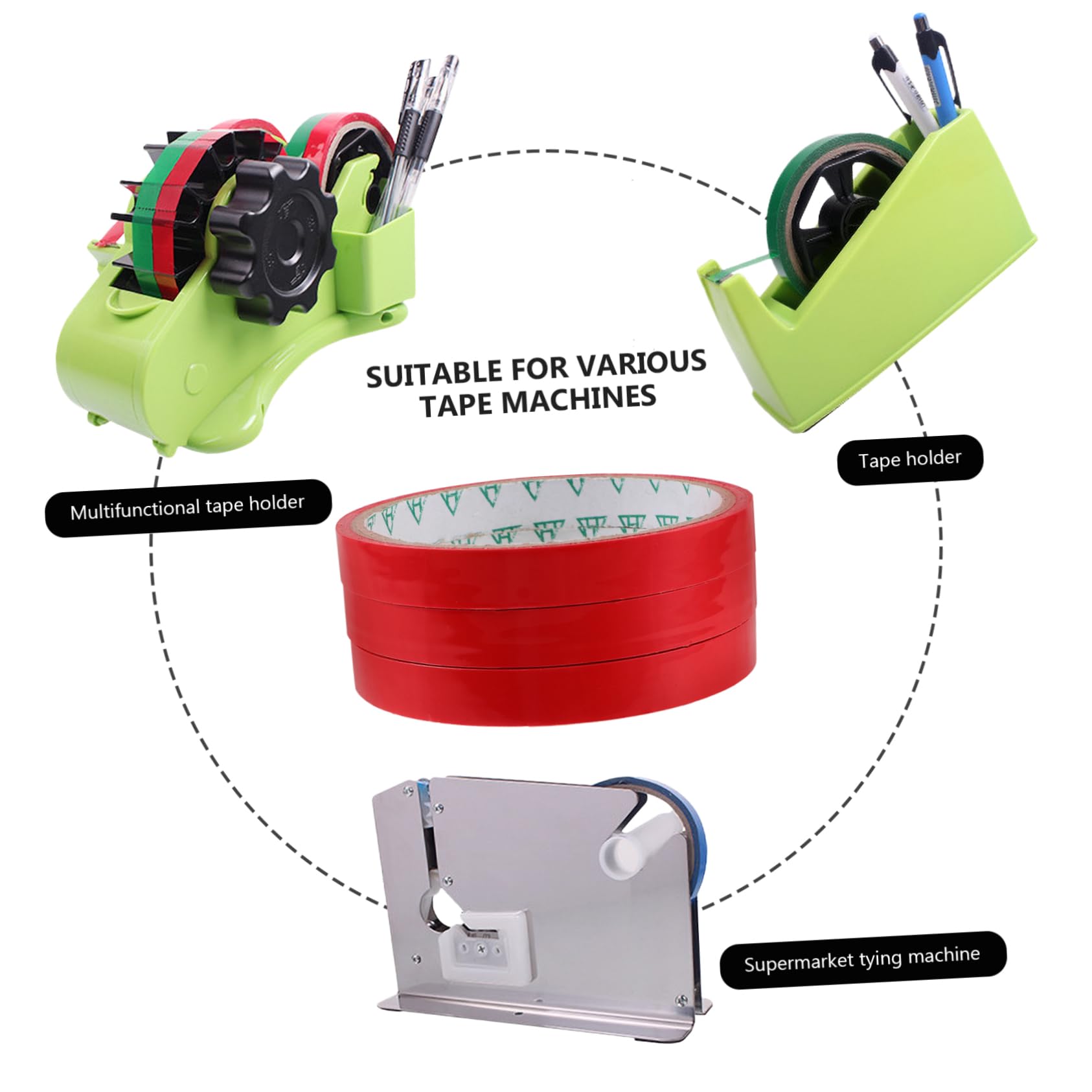 HOODANCOS Protective Tying Tape 12 Pack 1.2cm Wide DIY Tying Tying Tape for Home