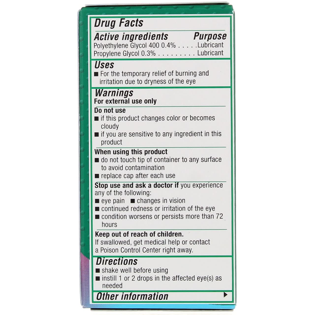 Systane Ultra Eye Drops Lubricant High Performance, 0.33 FL OZ., 10mL- 3pk