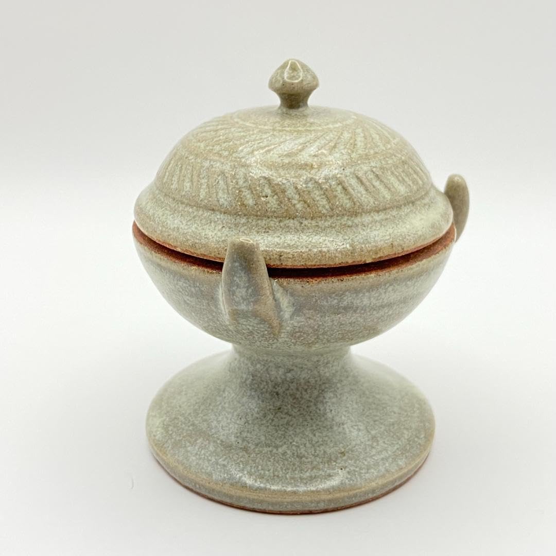 ビンテージ工芸品 Dokula 西ベンガル 置物 香炉 蓋付器アンティークg17 ビンテージ工芸品 Dokula 西ベンガル 置物 香炉 蓋付器