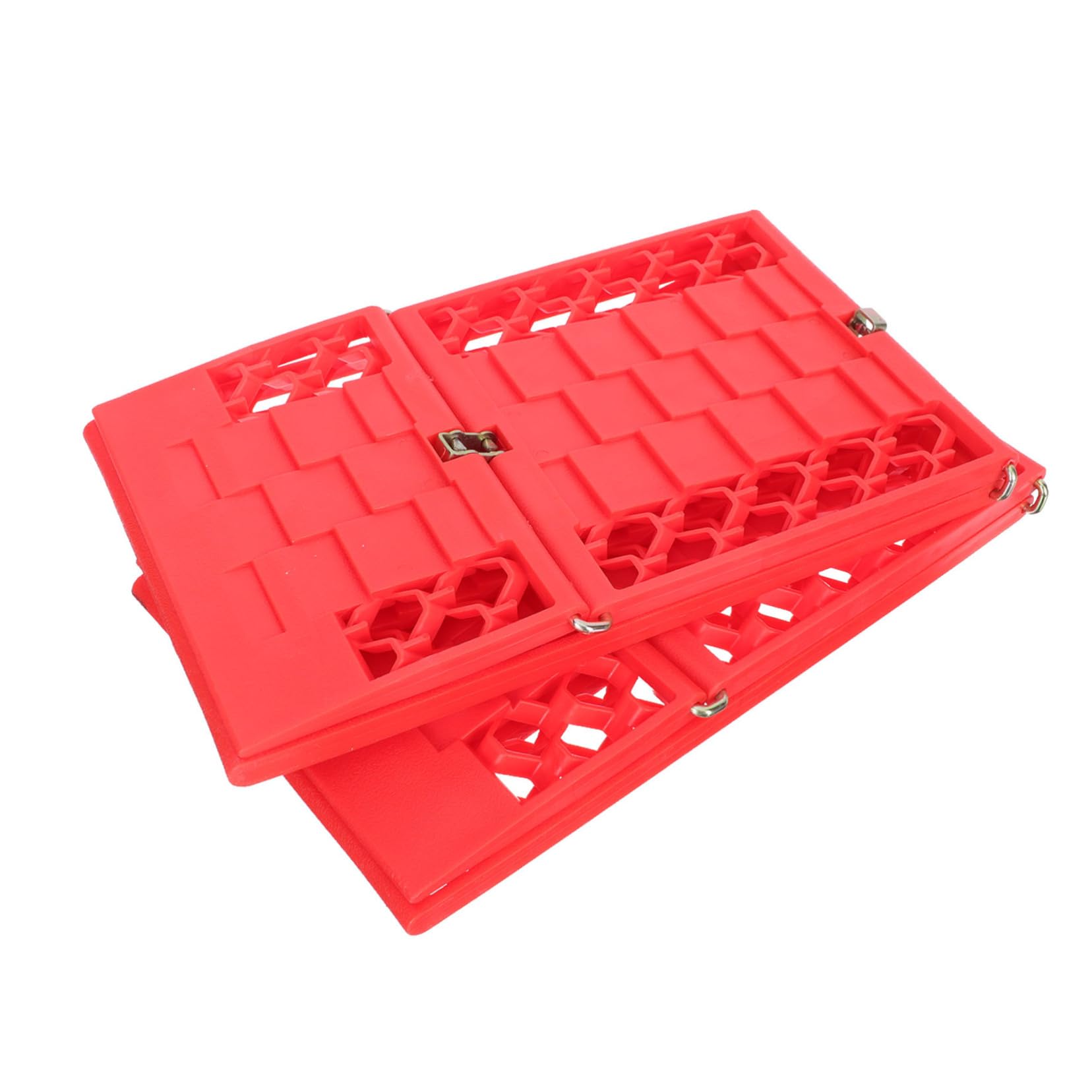 Almohadilla de tracción para neumáticos Amosfun: tabla antideslizante plegable de plástico 8
