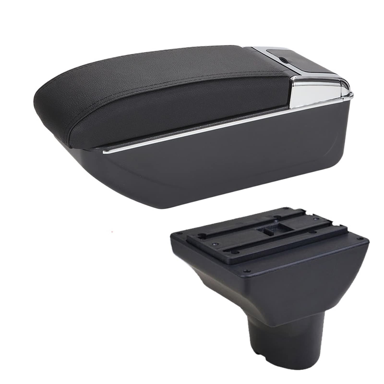 Baiqimv Car Armrest Box Storage Box Car Accessories Interior Parts Retrofit Parts Center Storage Box USB For Hyundai I20(D2 No USB)