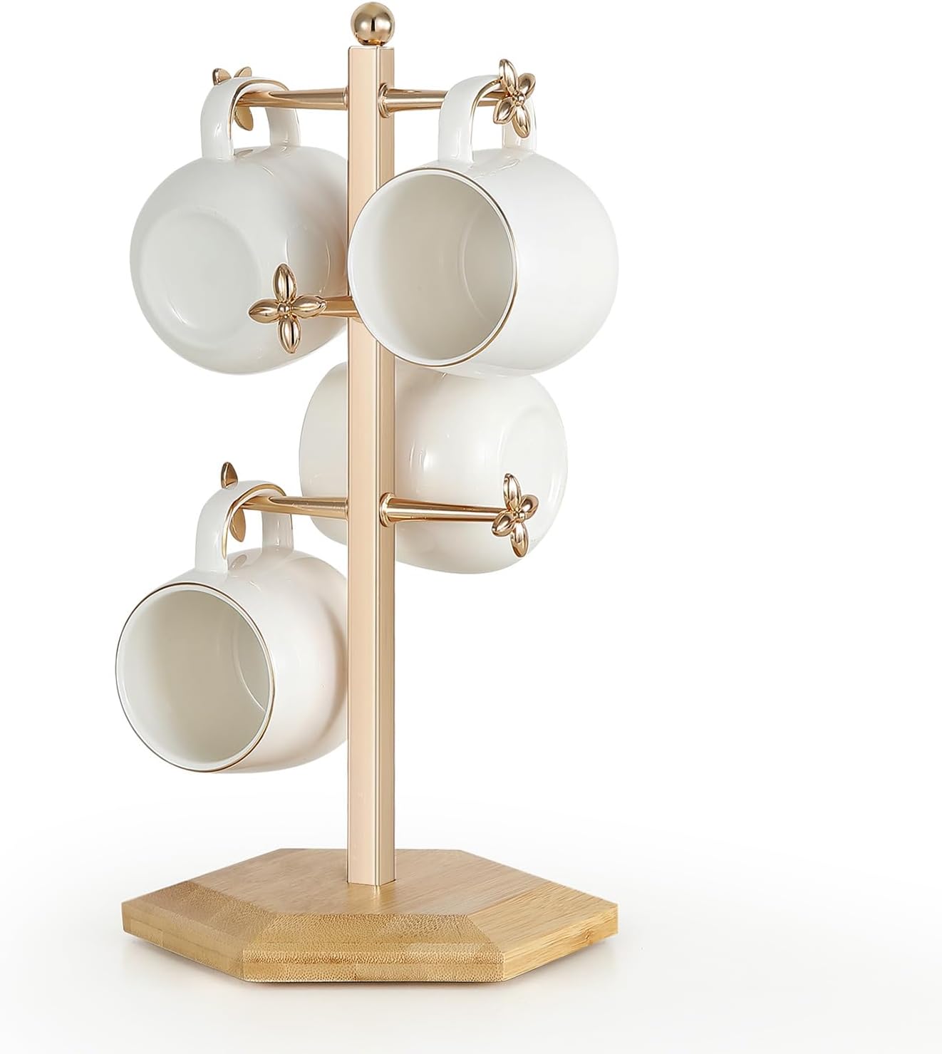 Mug Holder Tree, Coffee Cup Holder with 6 Hooks