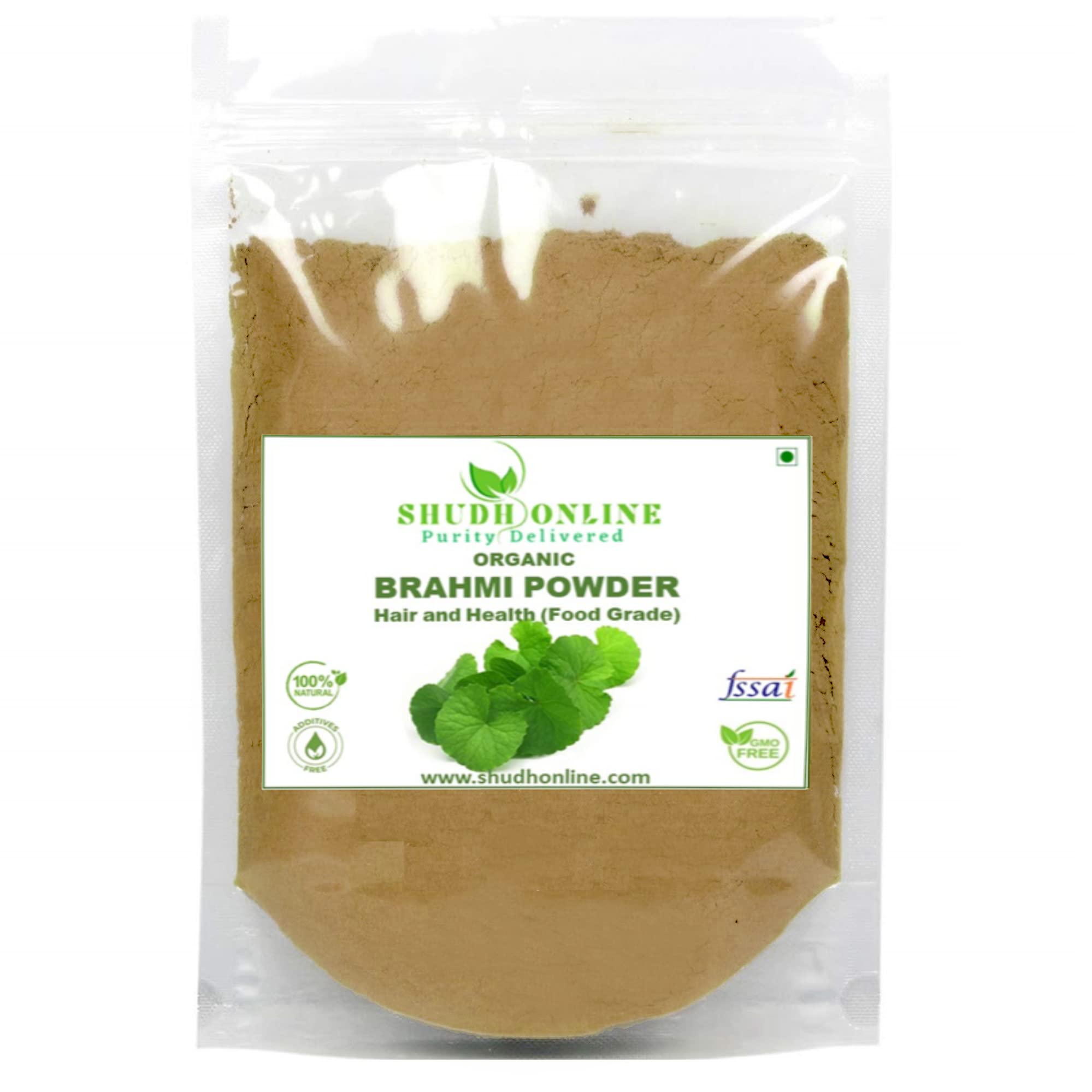 Organic Brahmi Powder/Bacopa Monnieri for Hair Growth (200 Grams), Eating, Kids (Bramini/Brahmi/Bhrami/Bharmi)