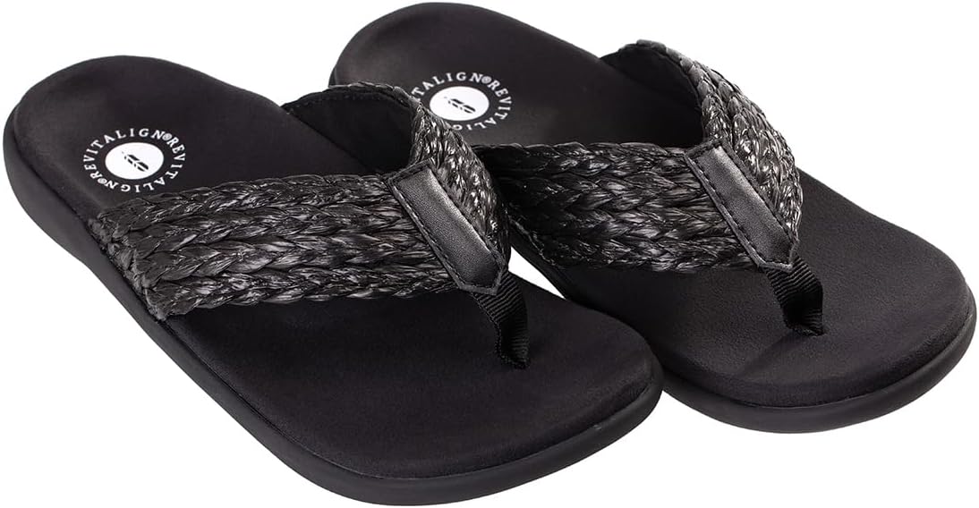 REVITALIGN Women's Yumi Raffia Flip-Flop - Image 7
