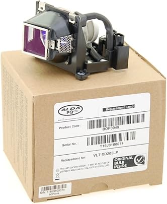 Alda PQ Originale lampada proiettore ricambio VLT-XD205LP per MITSUBISHI MD-330S MD-330X PM-330 SD205R SD205U XD205R XD205U proiettori lampada originale con PRO-G6s custodia alloggiamento Alda PQ Originale lampada proiettore ricambio VLT-XD205LP per MITSUBISHI MD-330S MD-330X PM-330 SD205R SD205U XD205R XD205U proiettori lampada originale con PRO-G6s custodia alloggiamento