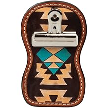 WEAVER Show Number Holder Turq Aztec