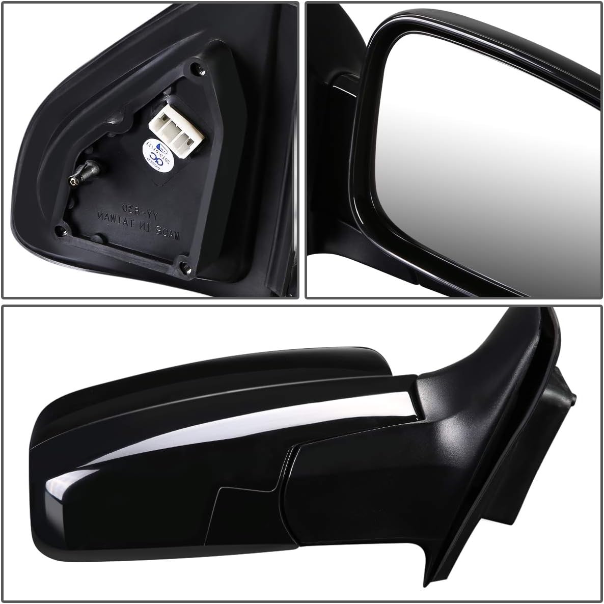 Auto Dynasty KI1321119 OE Style Powered + Heated Passenger/Right Side View Door Mirror Compatible with Kia Sorento EX 03-09