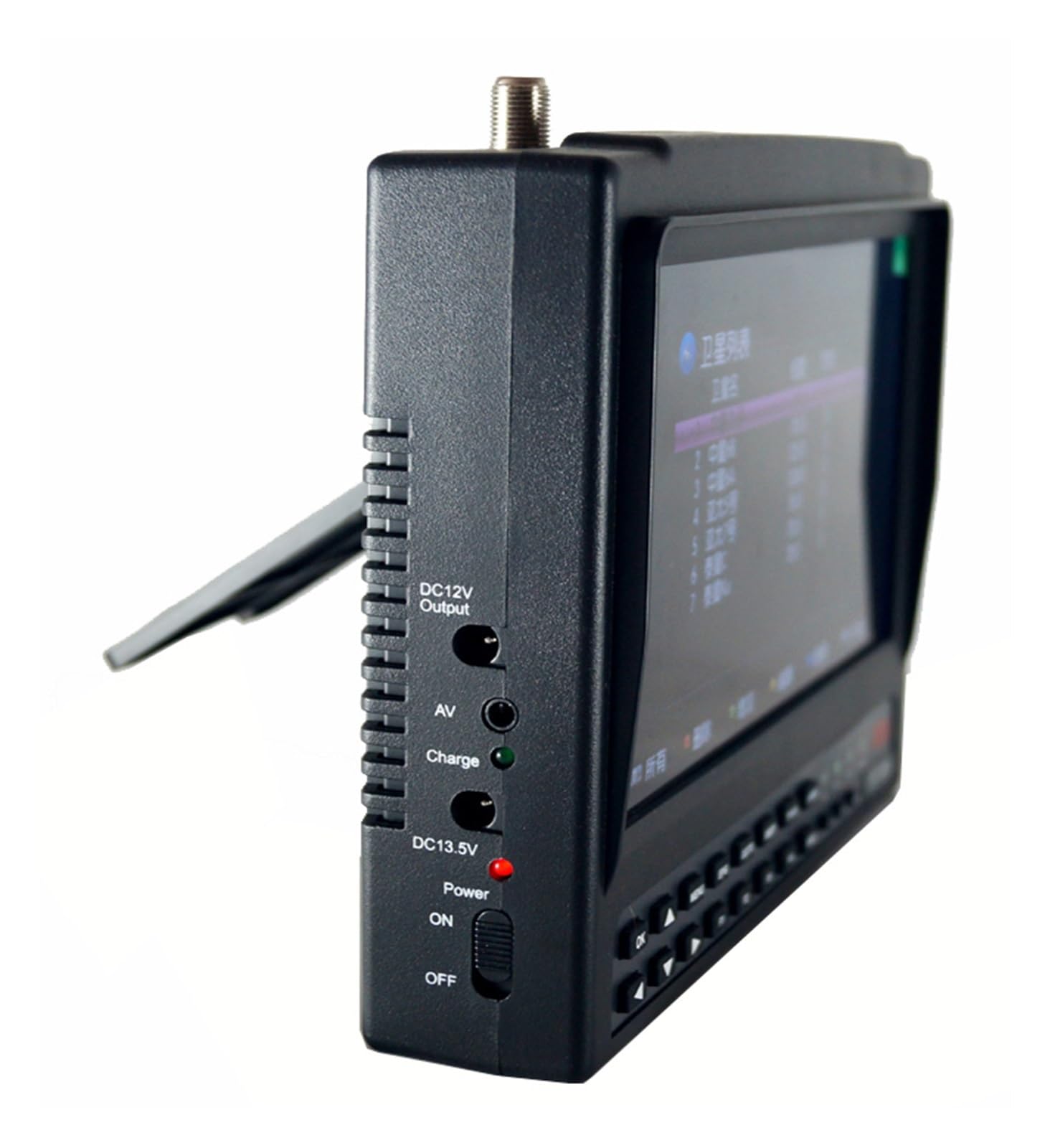 KPT-736HD DVB-S2 SatelliteFinder Full HD Digital Satellite TV Receptor Finder Meter MPEG-4 + HEVC H2.65 Decodificador del Receptor