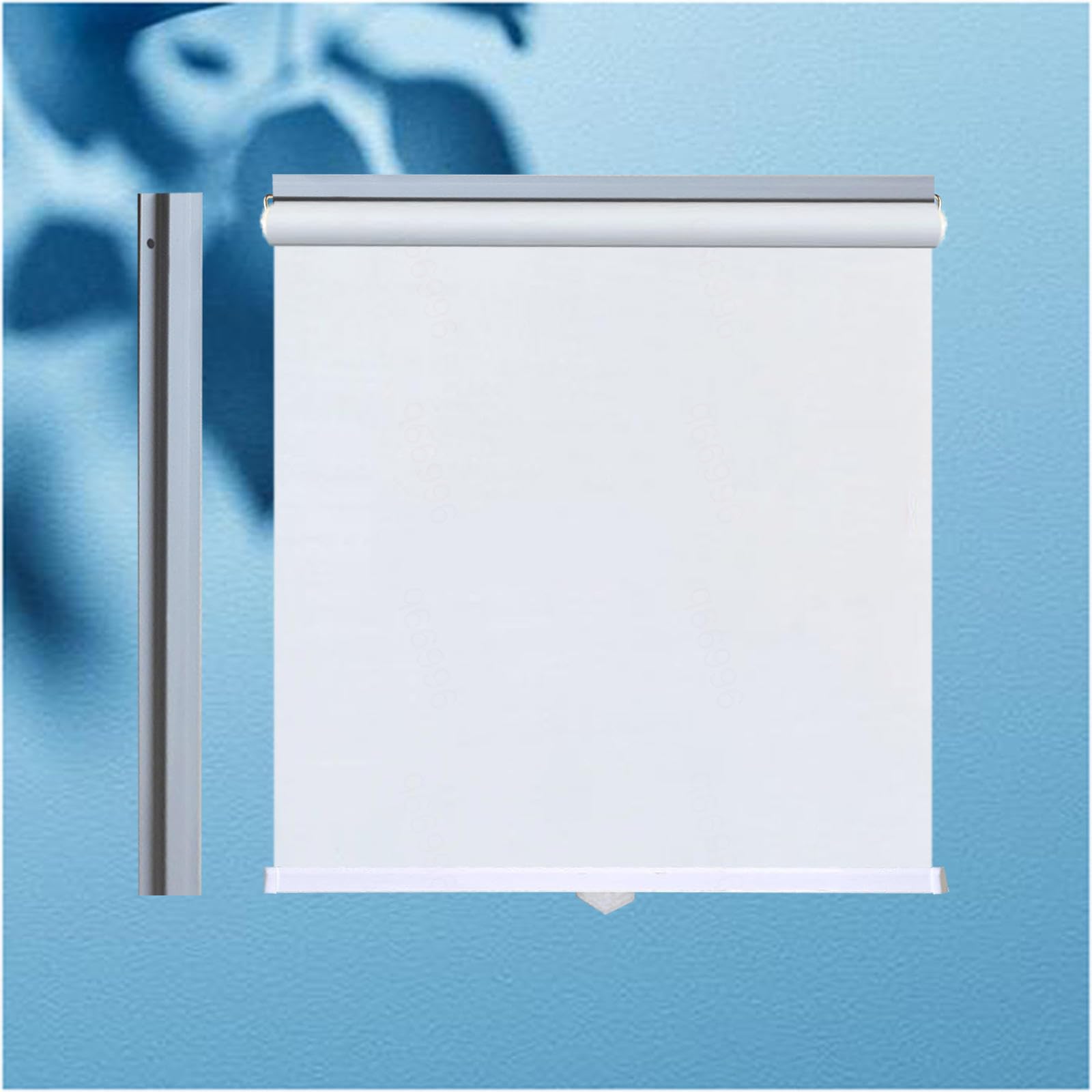 Xrdbfd White Blackout Roller Shades For Windows, Blackout Curtains 35/50/75/90/115/130Cm, Sunshade Roller Blinds, Temporary Thermal Blinds, No Drilling,-145X125cm/57 * 49In