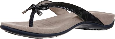 Vionic Women's Rest Bella Toe Post Sandal- Supportive Ladies Orthotic Sandals that include Three Zone Comfort with Arch Support- Flip Flop for Ladies, Medium and Wide Width Size 5-12