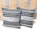 Handicraft Bazarr 2 Pezzi Killim Cuscino Shaggy Fatto a Mano Modello Arredamento Esterno Lana Divano Federa Reversibile Wassily Iuta Tessuto a Mano Killim Vintage Indiano Designer Cushion Cover