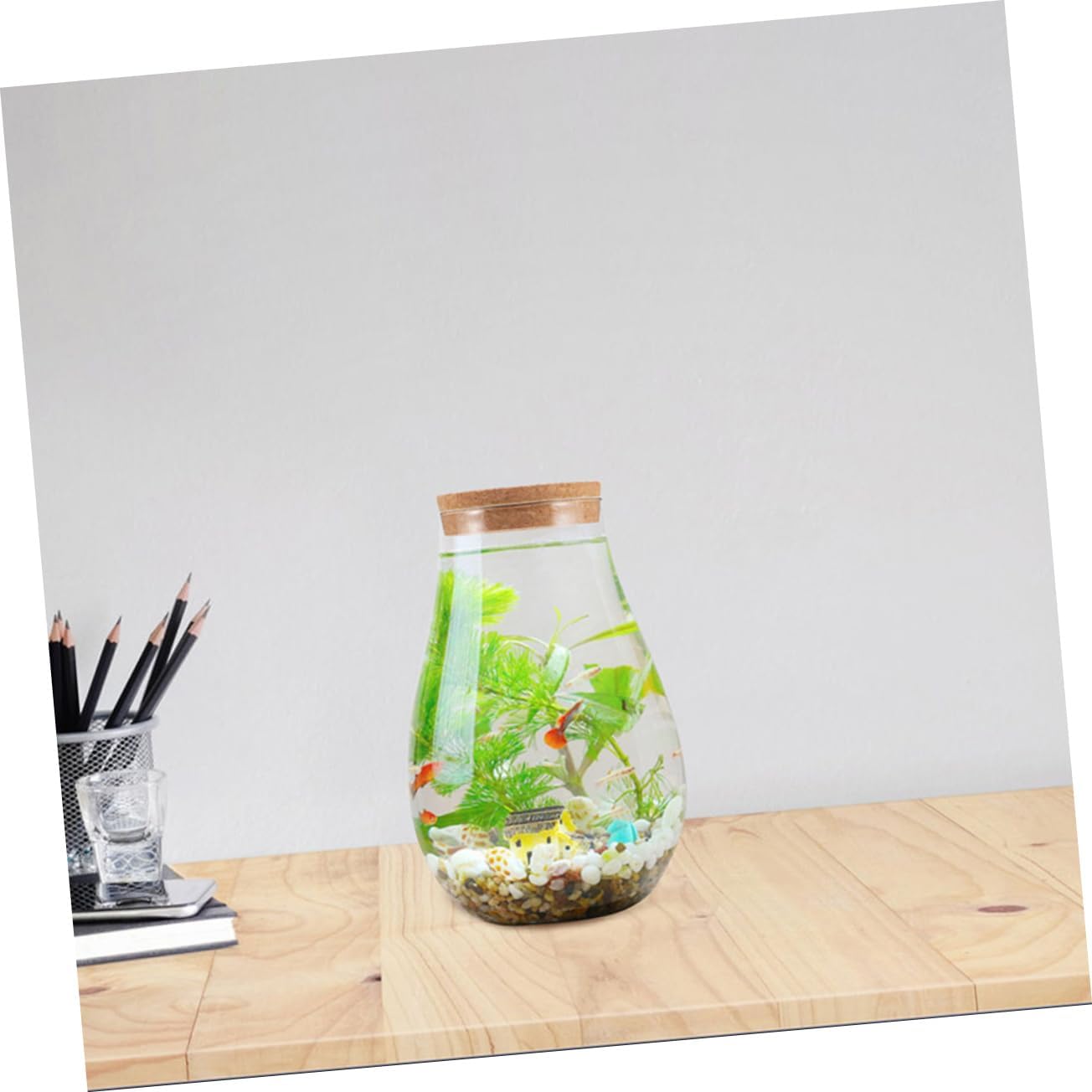 2pcs Moss Eco Bottle Micro Landscape Planter Bottle DIY Micro Landscape Glass Jar