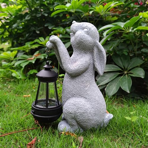 Rabbitsolargardenoutdoorstatuesresinrabbitfigurinedecorationswithsolarlightslanternoutdoorrabbitartdecorforlawnyarduniquehousewarminggiftforgardenhome Urban Country Home Decor Rabbit solar garden outdoor statuesresin rabbit figurine decorations with solar lights lantern outdoor rabbit art decor for lawnyard unique housewarming gift for garden home urban country home decor